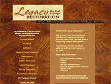 Tablet Screenshot of legacyrestoration.com
